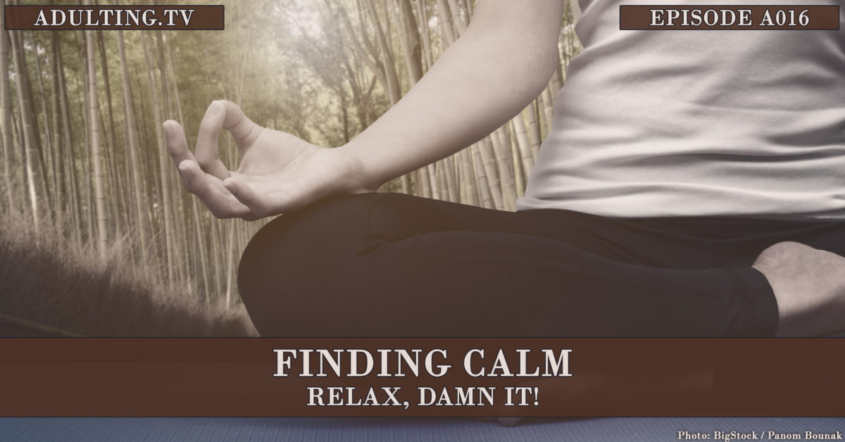 [A016] Finding Calm: Relax, Damn It!