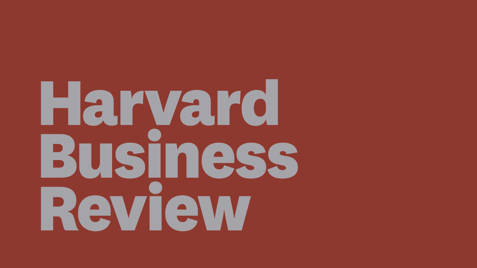 Harvard Business Review