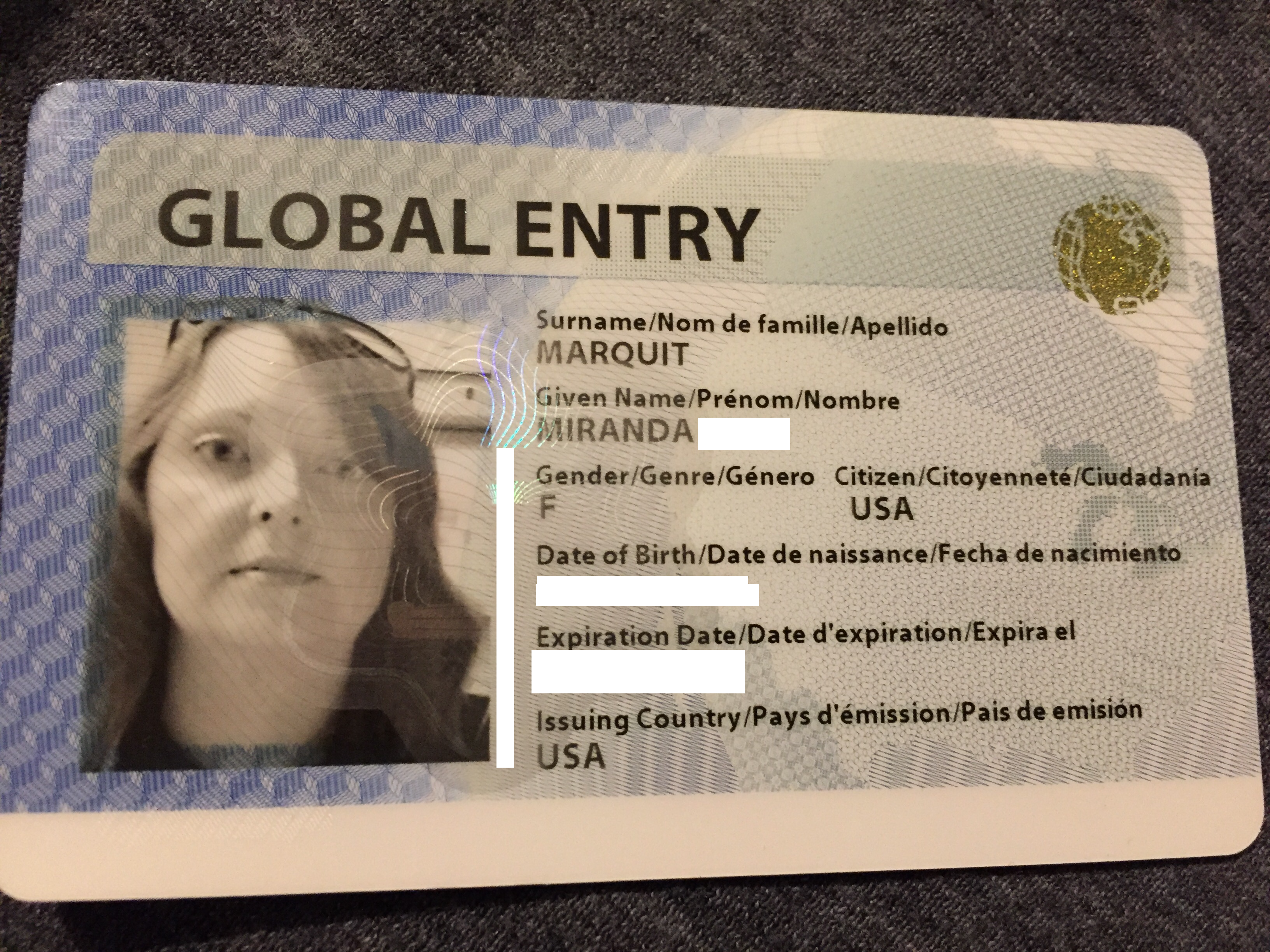 travel cards that pay for global entry